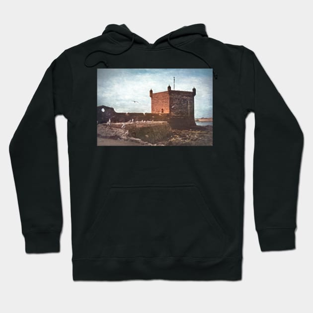 Gulls at Essaouira Citadel Morocco Hoodie by IanWL